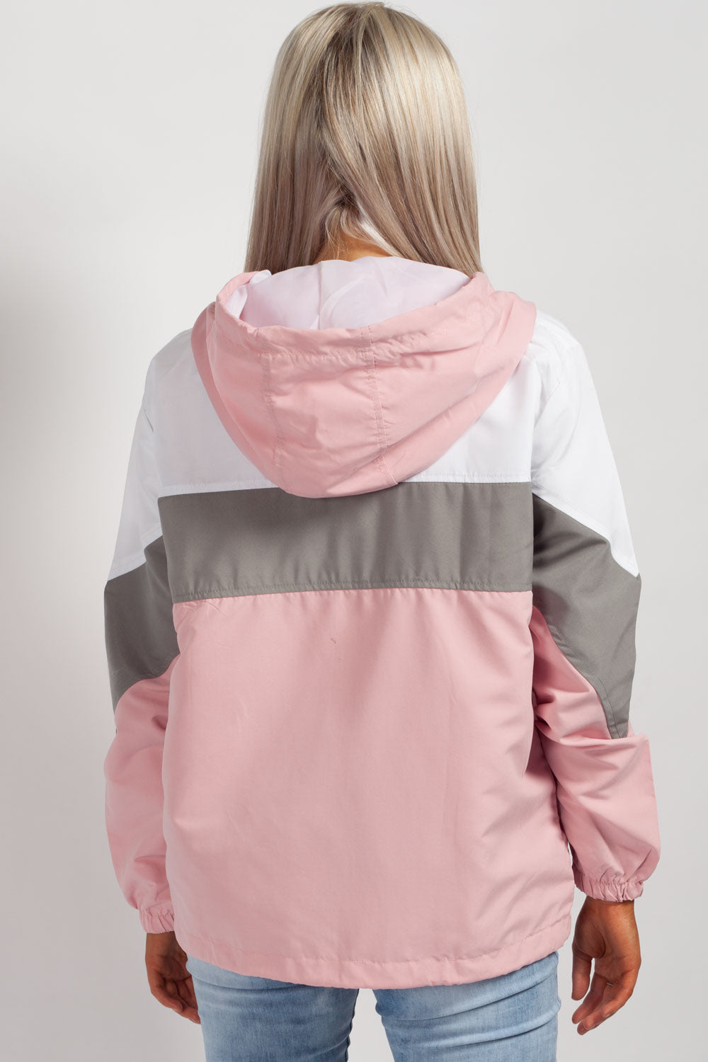 Pink Festival Hooded Sports Jacket