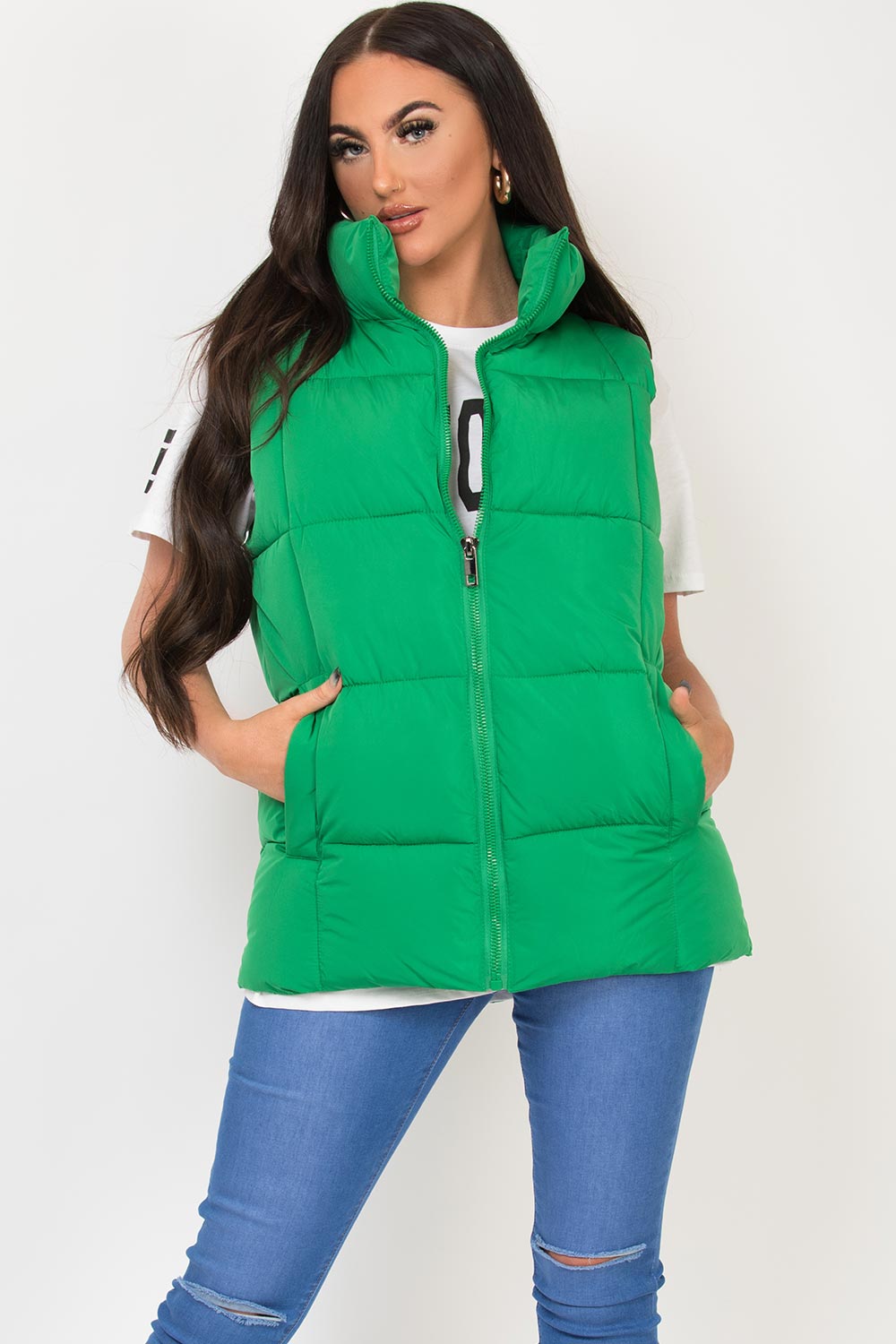 Green Gilet Body Warmer