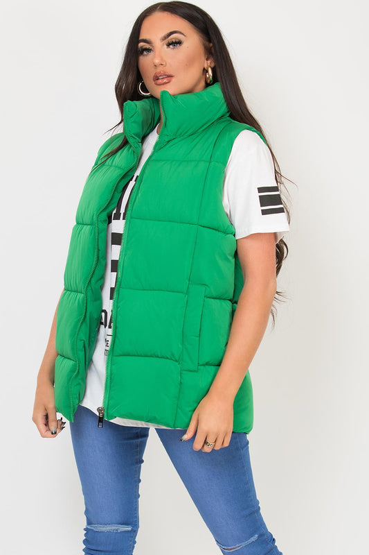 Green Gilet Body Warmer