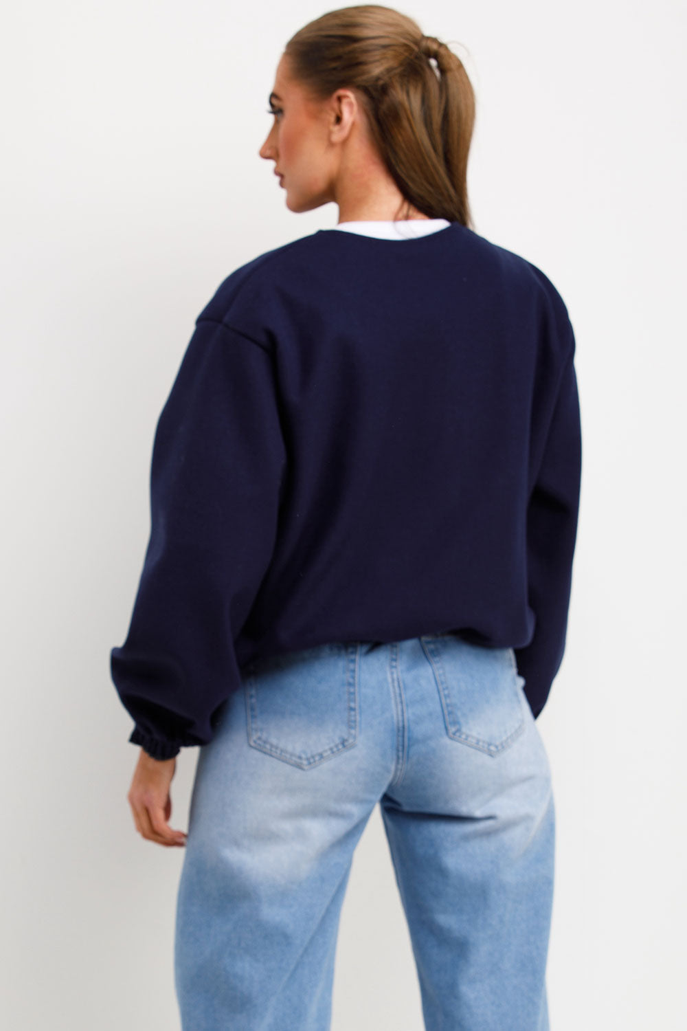 Soft Bomber Jacket Navy