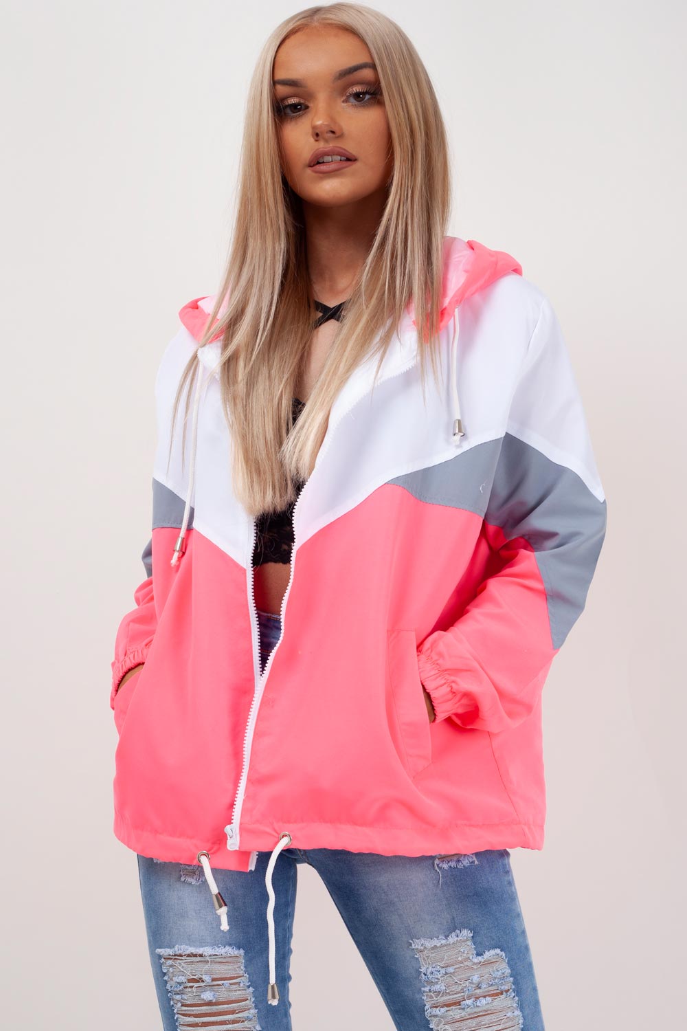 Hooded Windbreaker Sports Festival Jacket