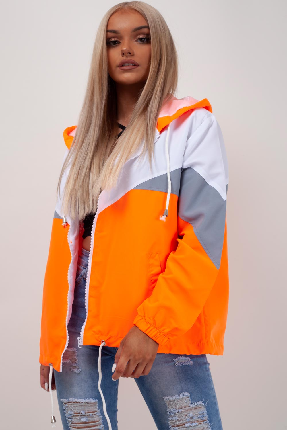 Hooded Windbreaker Sports Festival Jacket